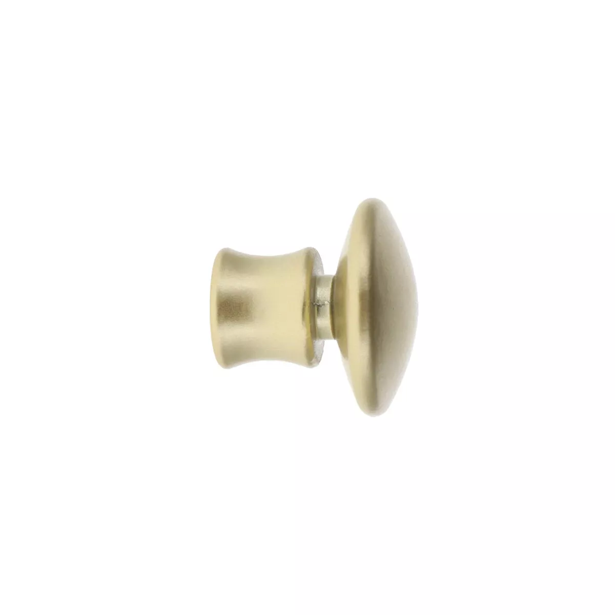 Set di 2 terminali per asta in metallo (D20 mm) Fungo Oro