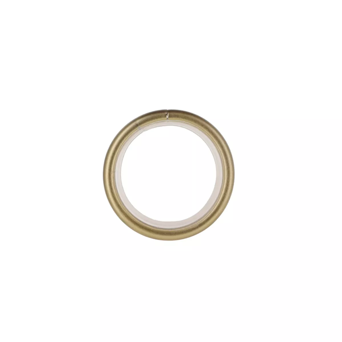 Lote de 8 anillas para barra de cortina de metal (D28 mm) Lino Oro