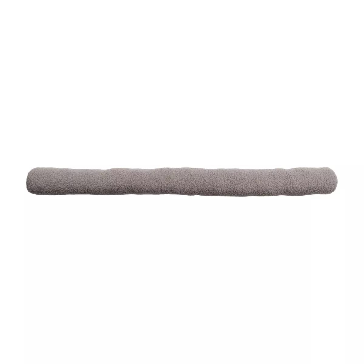 Cuscino basso per porta a uncinetto semplice (80 cm) Lucien Grigio chiaro