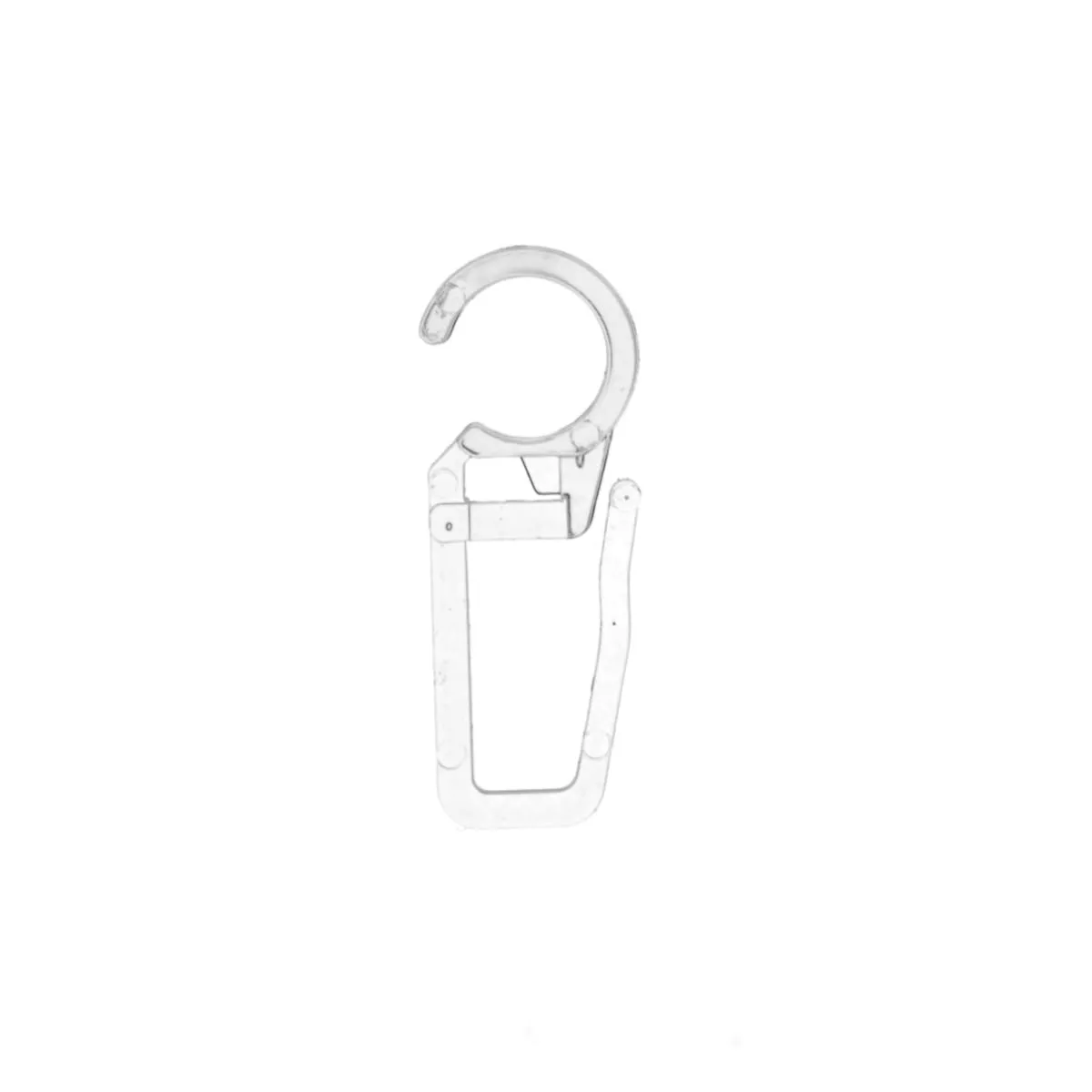 Lot de 10 agrafes (D20) Transparent 1