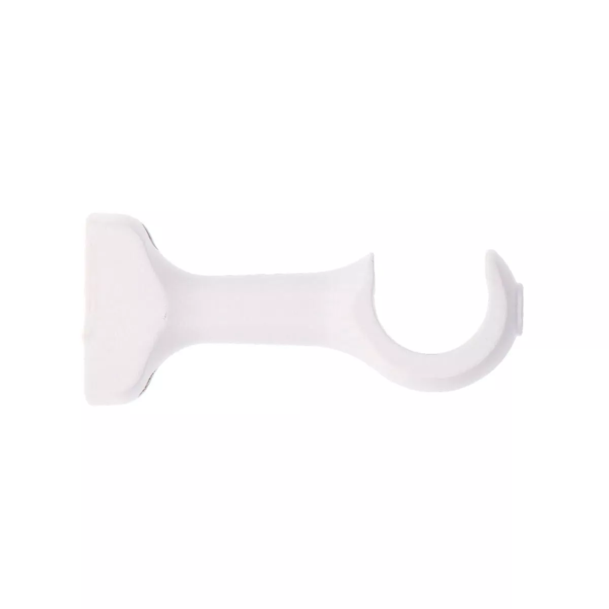 Set di 2 supporti aperti legno (L115 / D28 mm) Bianco
