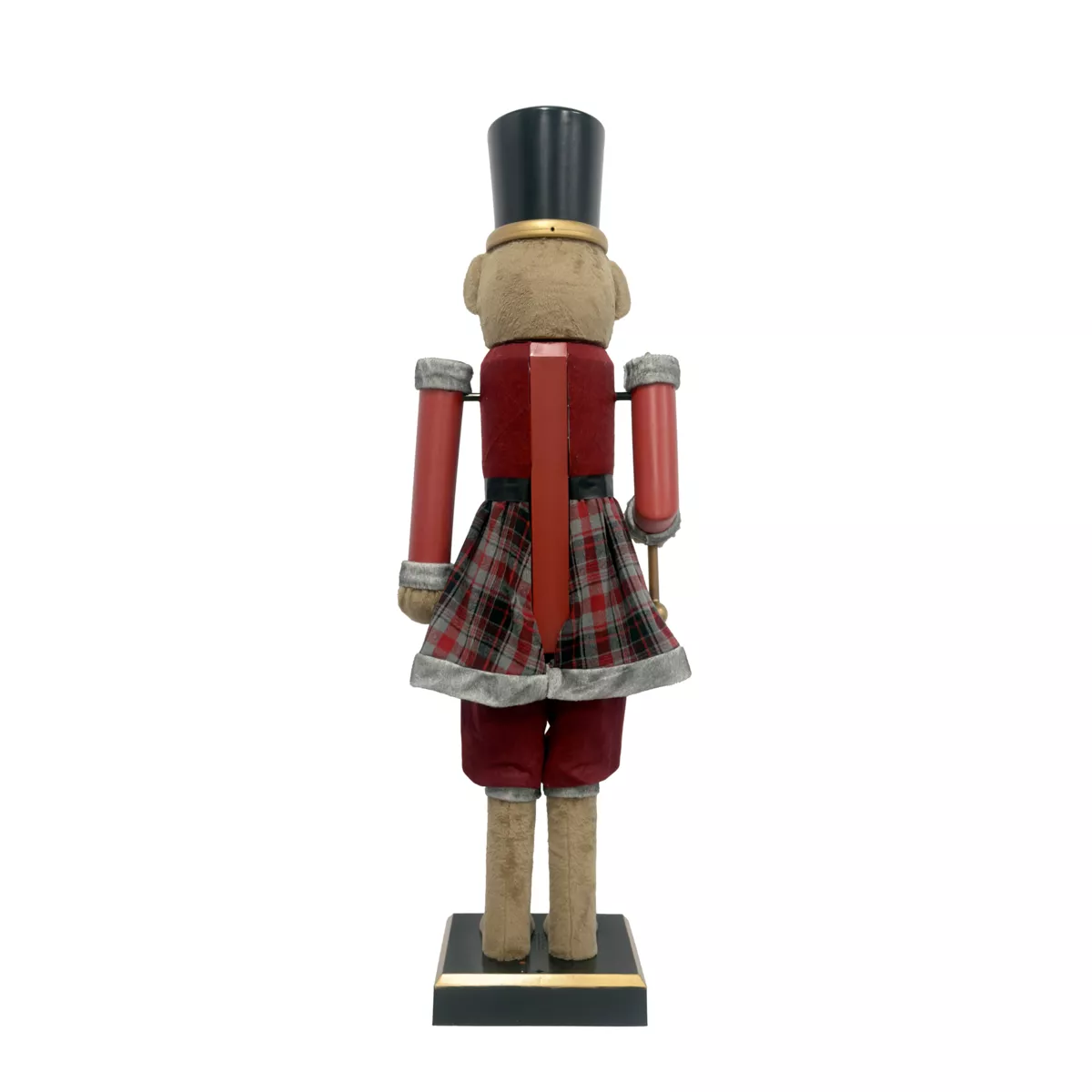 Musicista Schiaccianoci (H154 cm) musicale e animato Teddy rosso