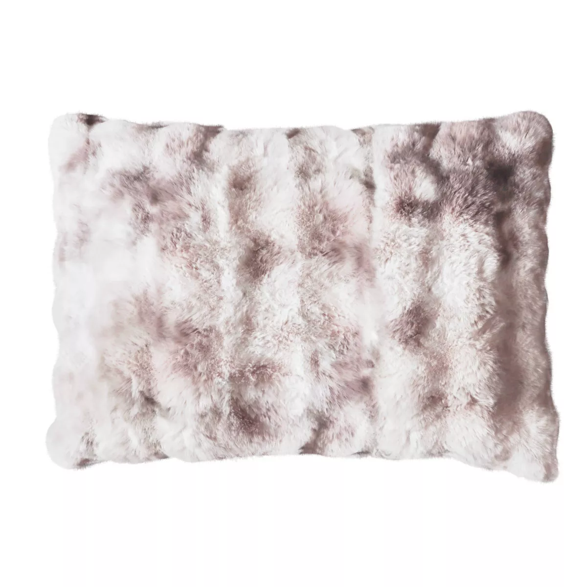 Coussin rectangulaire fausse fourrure (50 x 80 cm) Toronto Taupe