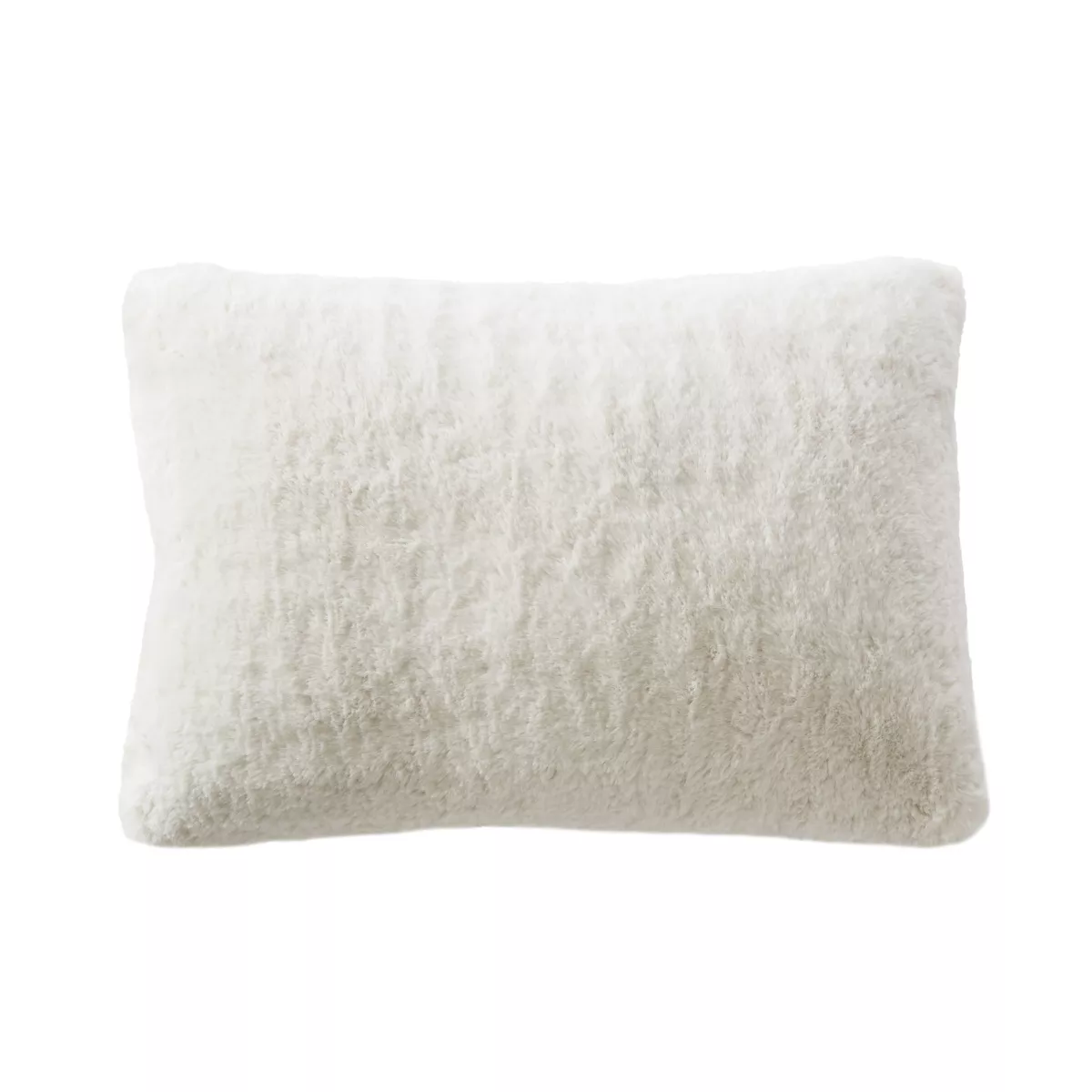 Cuscino rettangolare in finta pelliccia (40 x 60 cm) Finn Bianco