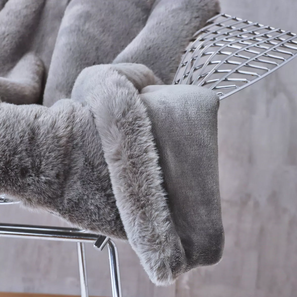 Edredón de piel sintética (90 x 220 cm) Finn Gris antracita