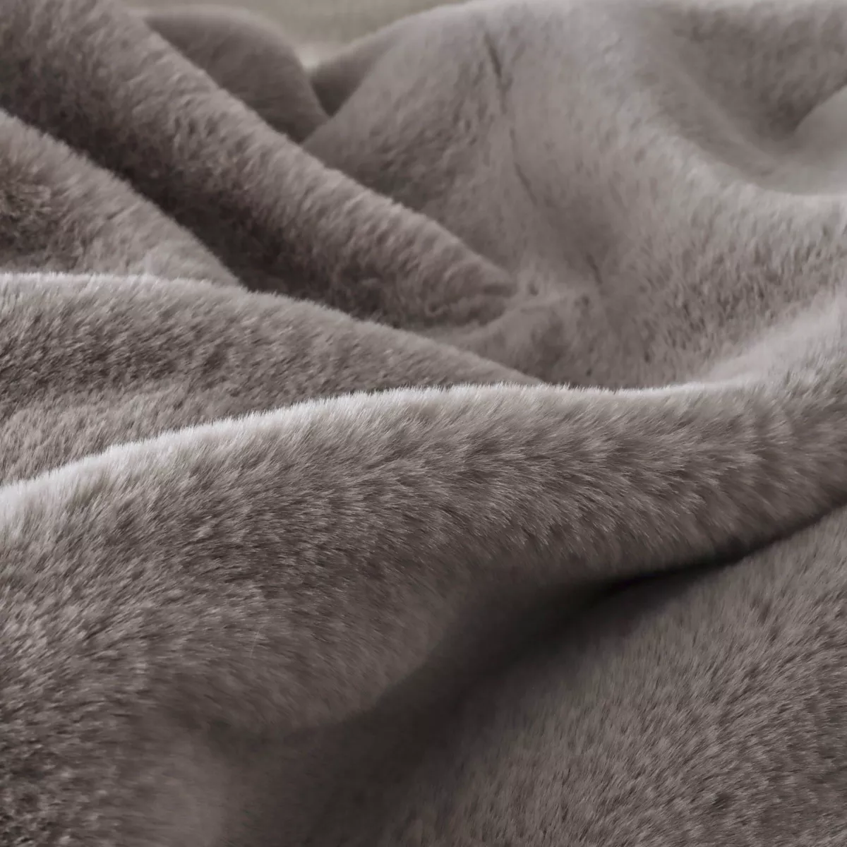 Edredón de piel sintética (90 x 220 cm) Finn Taupe