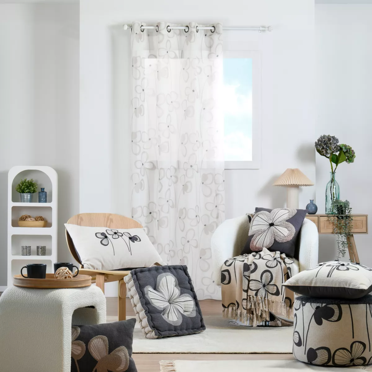 Tenda (135 x 260 cm) Tilda Ecru