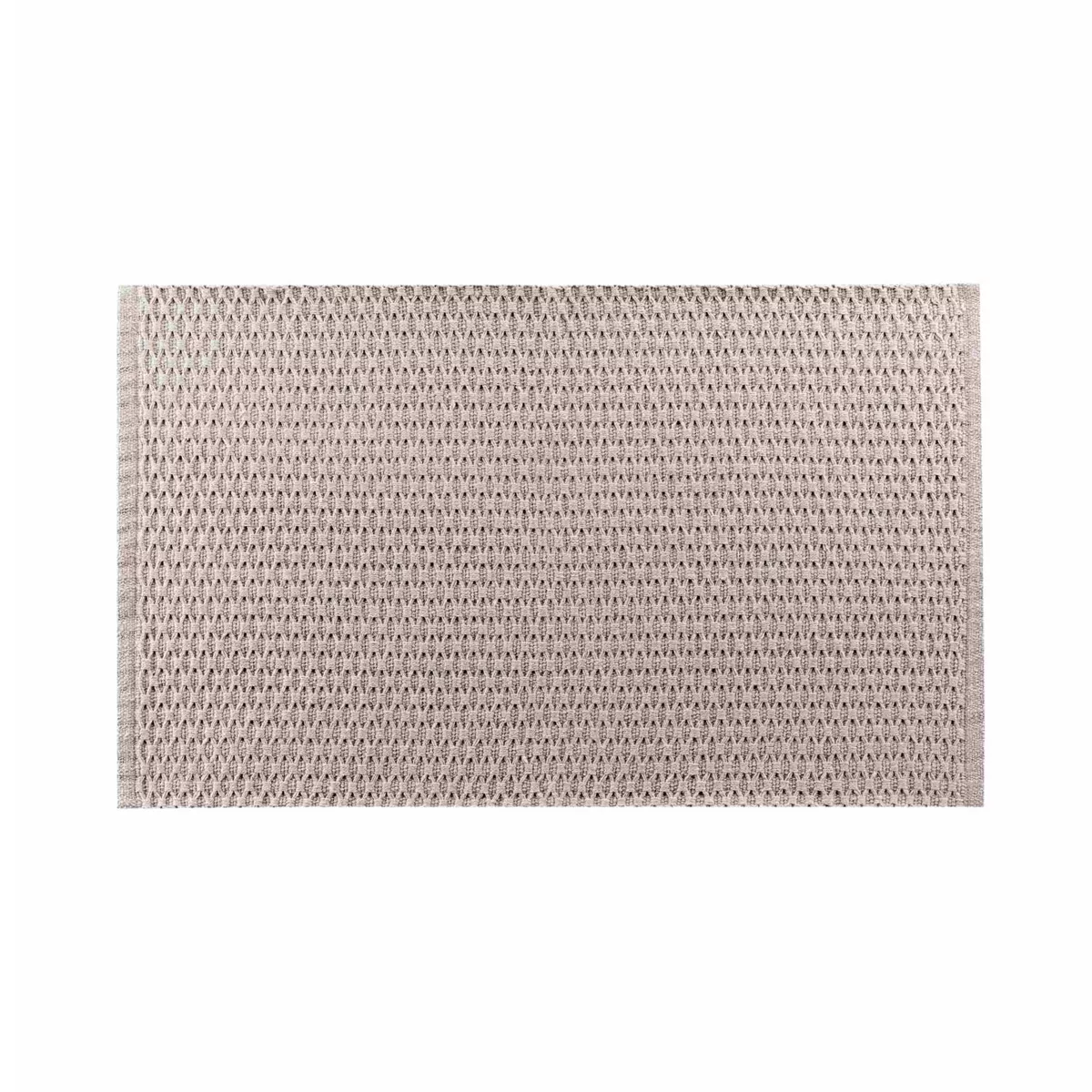 TAPIS RECTANGLE 50 x 80 CM COTON/POLYESTER TISSE ALIVIA NATUREL
