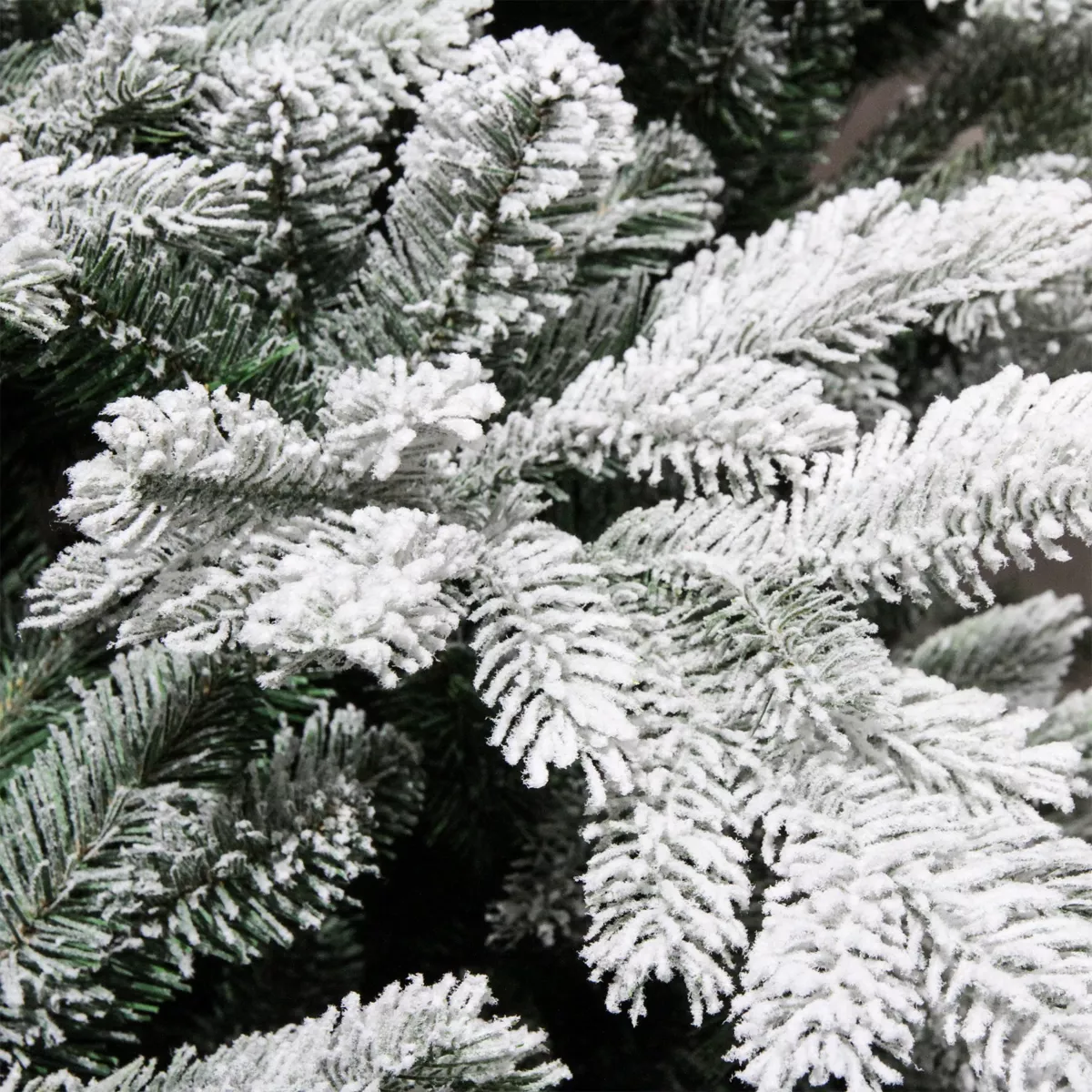 Albero di Natale artificiale Glorious Alt. 240 cm Verde innevato