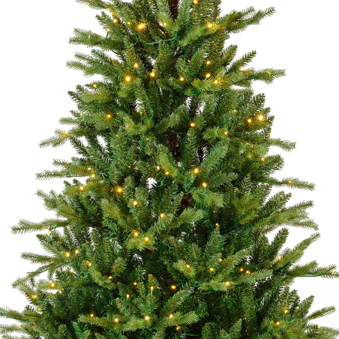 Albero di Natale artificiale luminoso 320 LED (H180 cm) Allix Verde abete