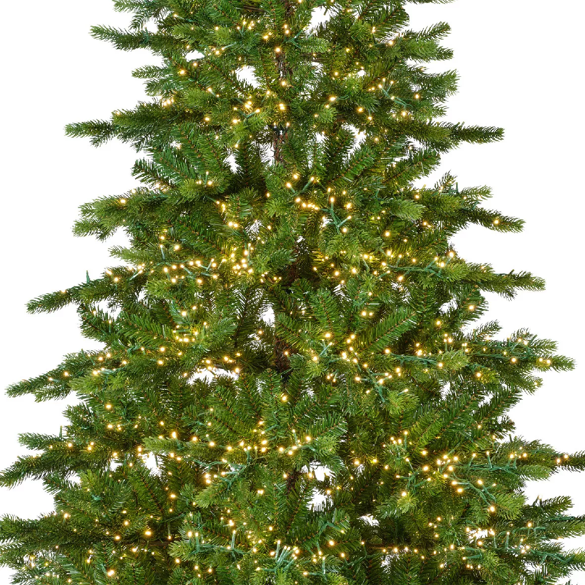 Sapin de Noël artificiel lumineux 5400 LED (H240 cm) Caucasia Nordmann Vert sapin