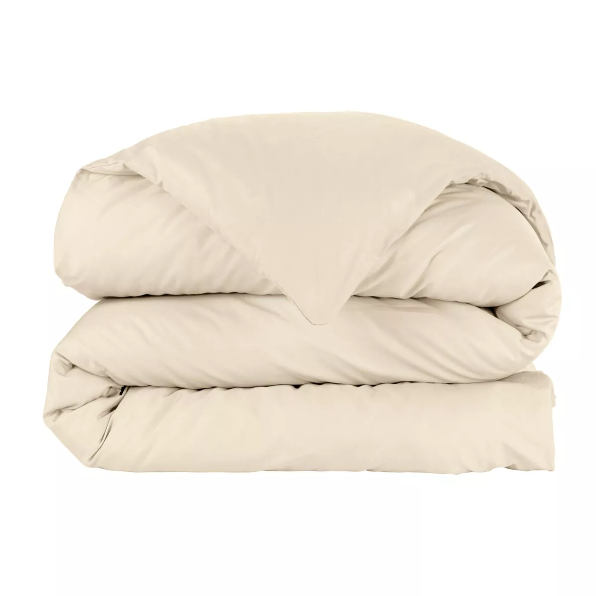 Copripiumino percalle di cotone (140 cm) Cali Beige lino