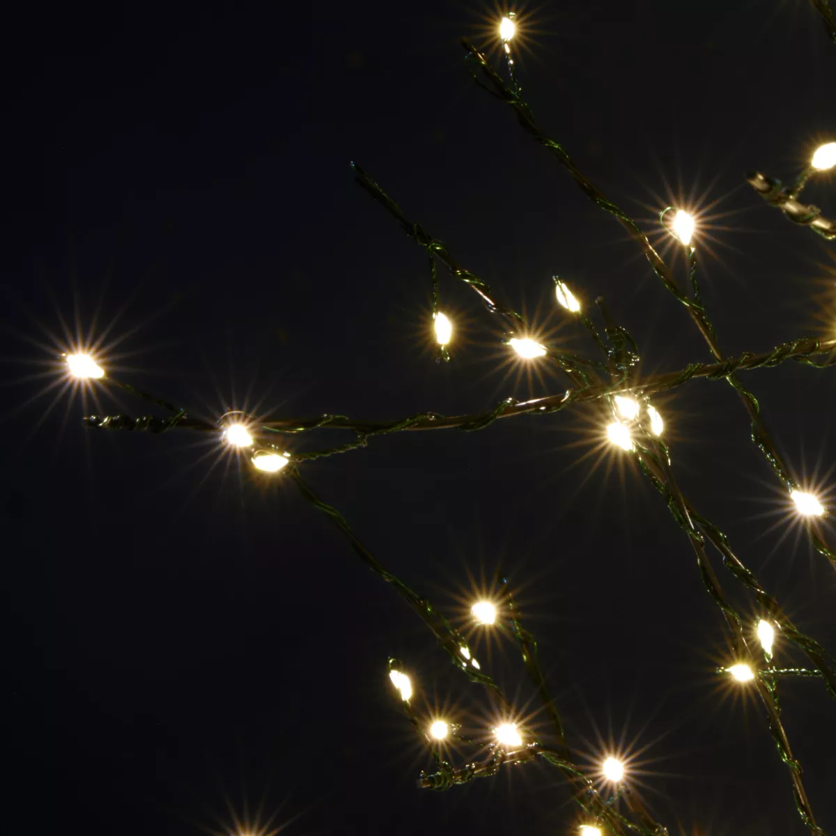 Árbol luminoso 360 LED (H180 cm) Abedul de invierno Blanco cálido