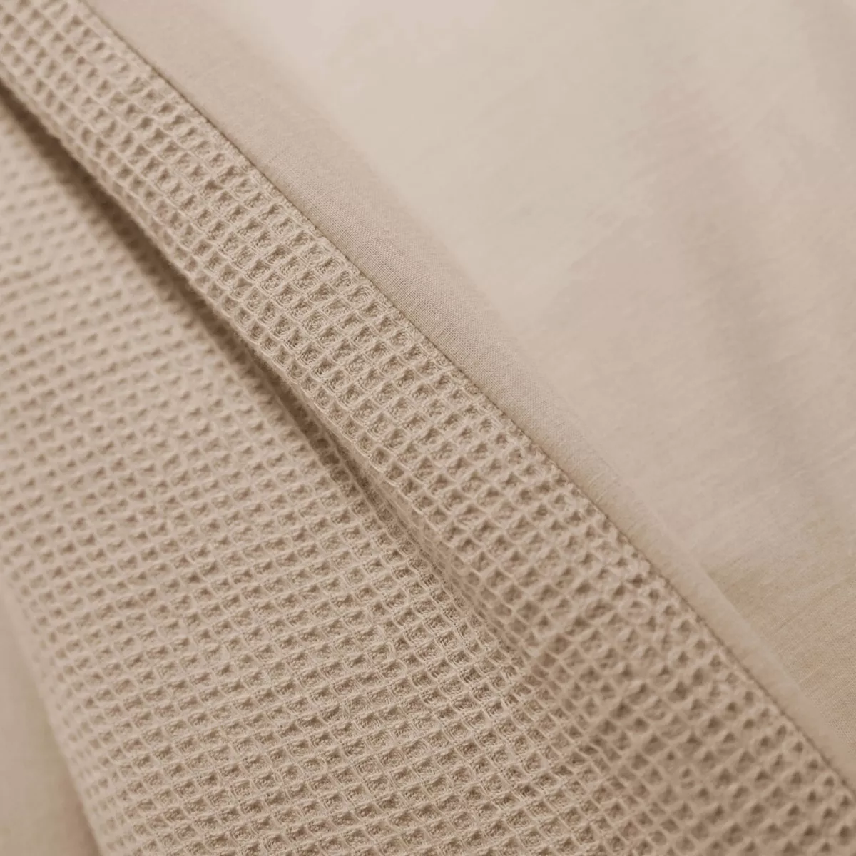 Colcha de algodón panal de abeja (90 x 220 cm) Eva Ficelle