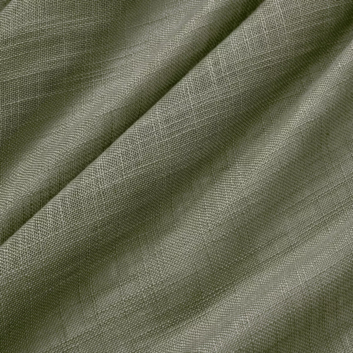 Voilage grande largeur effet lin(400 x 240 cm) Robin Vert Romarin