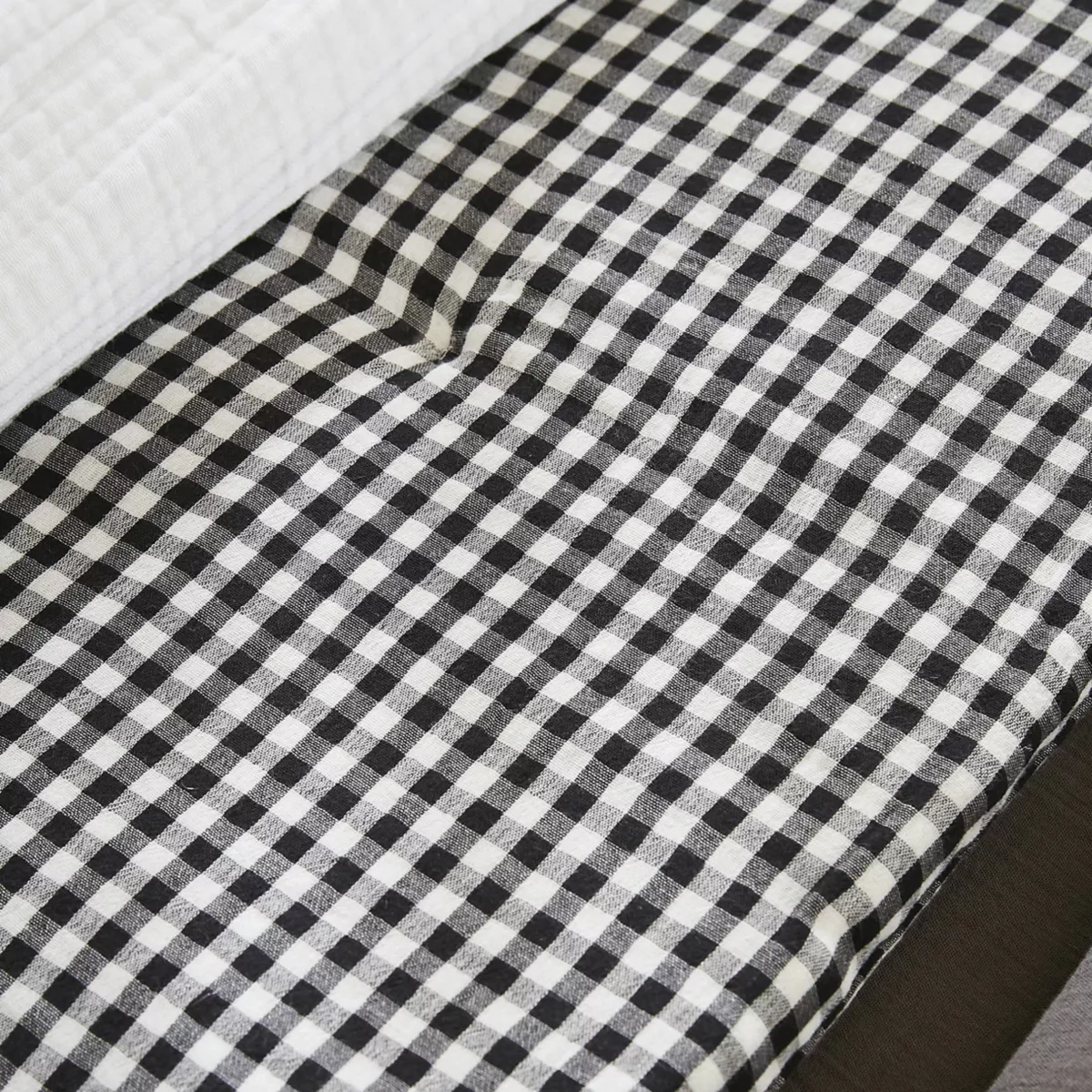 Edredón en gasa de algodón (90 x 200 cm) Vickie Negro