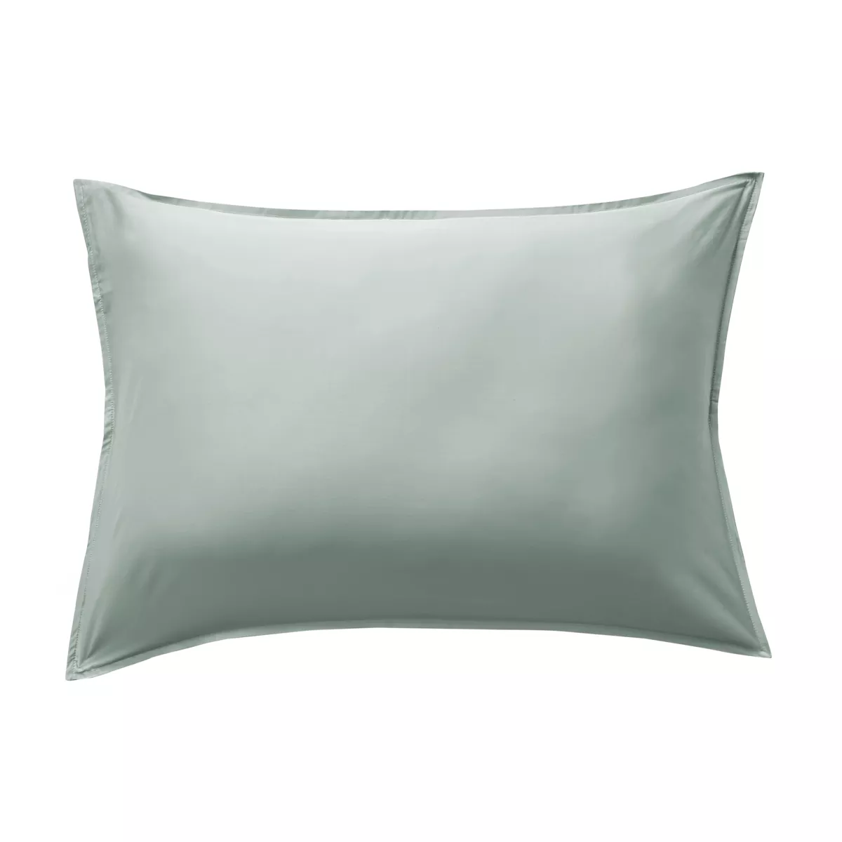 Federa cuscino letto rettangolare in raso di bambù (50 x 70 cm) Salomé Verde eucalipto