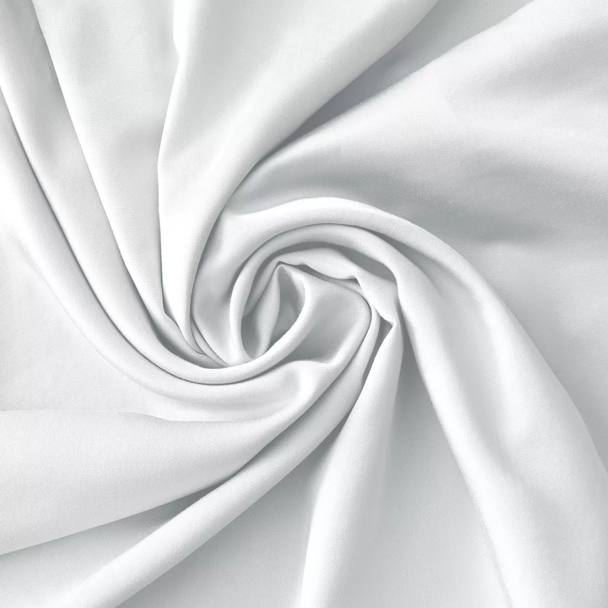Federa per cuscino quadrata in satin di bambù (80 x 80 cm) Sienna Bianco chantilly