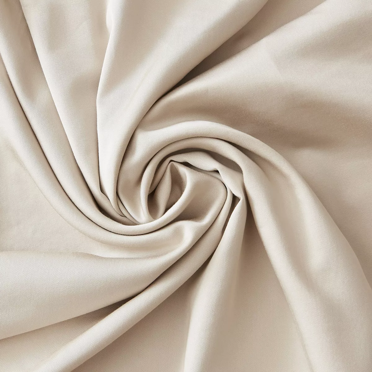 Federa quadrata in satin di bambù (80 x 80 cm) Beige Sienna