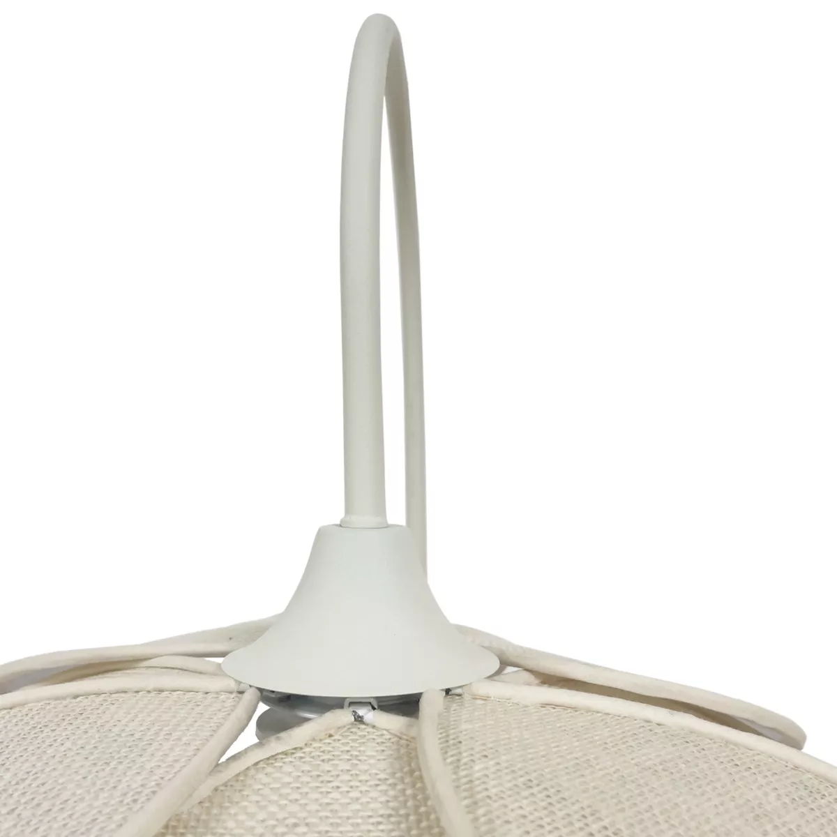 Lampada da parete petalo in tessuto (H62 cm) Alava Beige