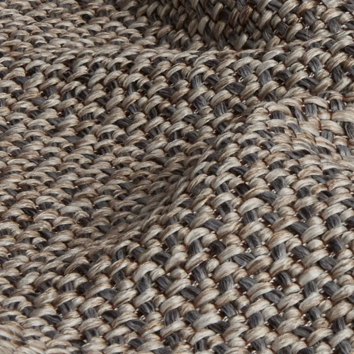 Coussin rectangulaire effet chiné (40 x 60 cm) James Gris galet