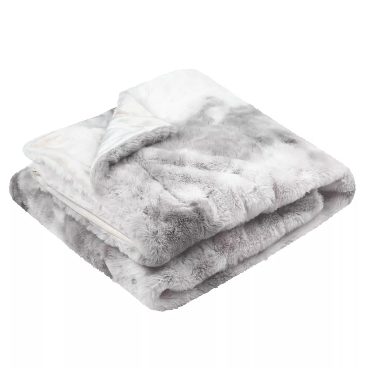 Plaid in finta pelliccia (125 x 150 cm) Harald Beige
