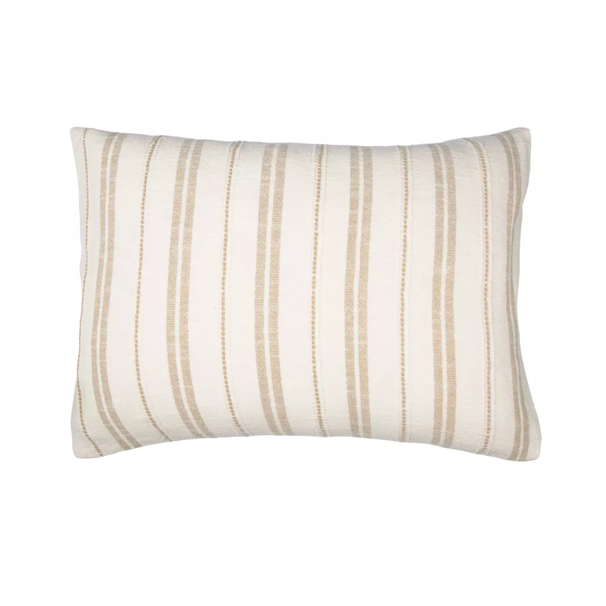 Federa rettangolare reversibile in cotone testurizzato e percale (50 x 80 cm) Alice Corda