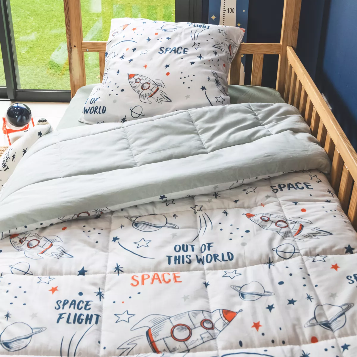 Couette coton (140 x 200 cm) Couette enfant Galaxie