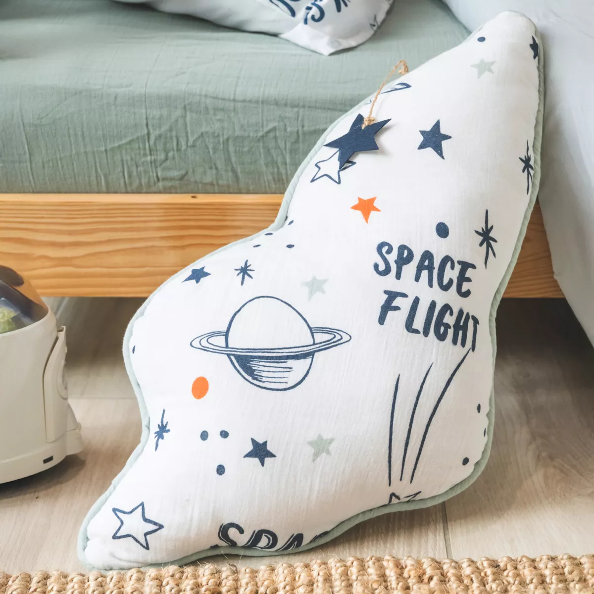 Coussin nuage coton enfant (60 x 30 cm) Coussin enfant Galaxie