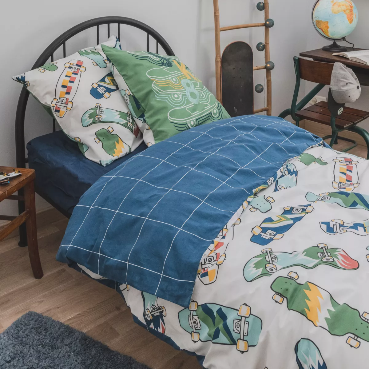 coton (140 x 200 cm) Housse de couette enfant California