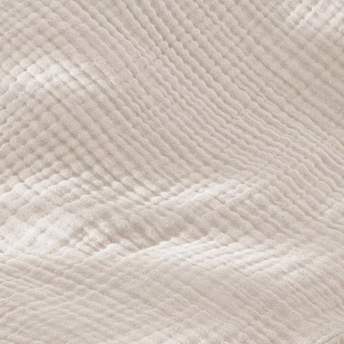 Fodera per cuscino in quadrupla garza di cotone (50 x 70 cm) Victoria x Gaïa Beige pampa