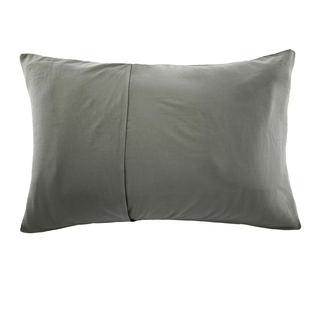 Fodera per cuscino in quadrupla garza di cotone (50 x 80 cm) Victoria x Gaïa Verde rosmarino