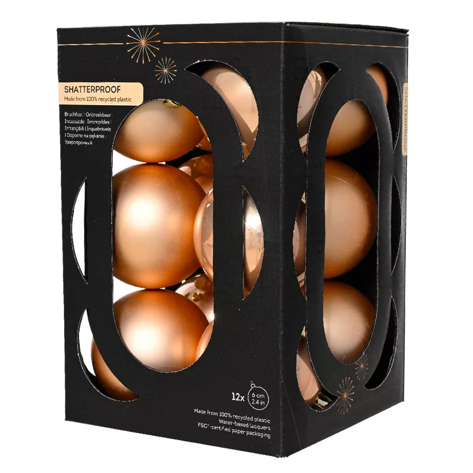 Set di 12 palline di Natale (D60 mm) Aravis Pesca