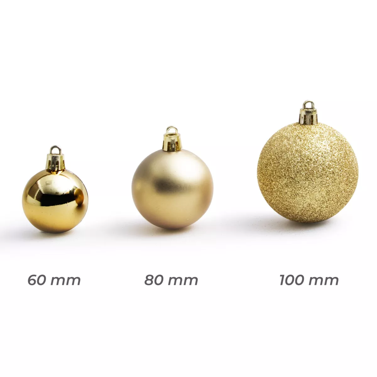 Lot de 20 boules de Noël  assorties New Alpine Or 4