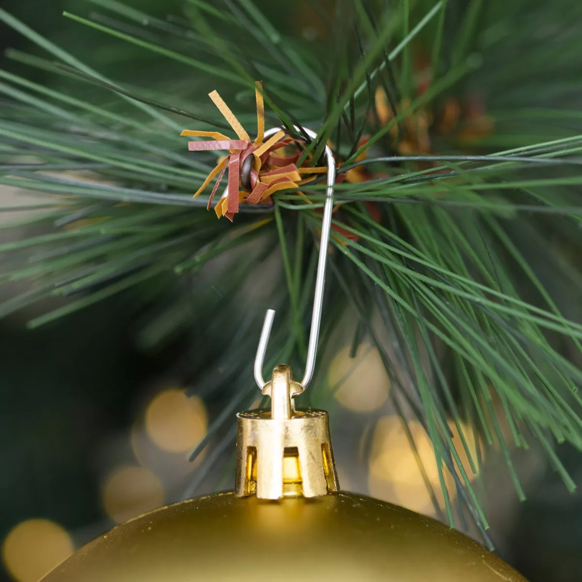 30er Set Weihnachtskugeln New Alpine Mix Gold 3