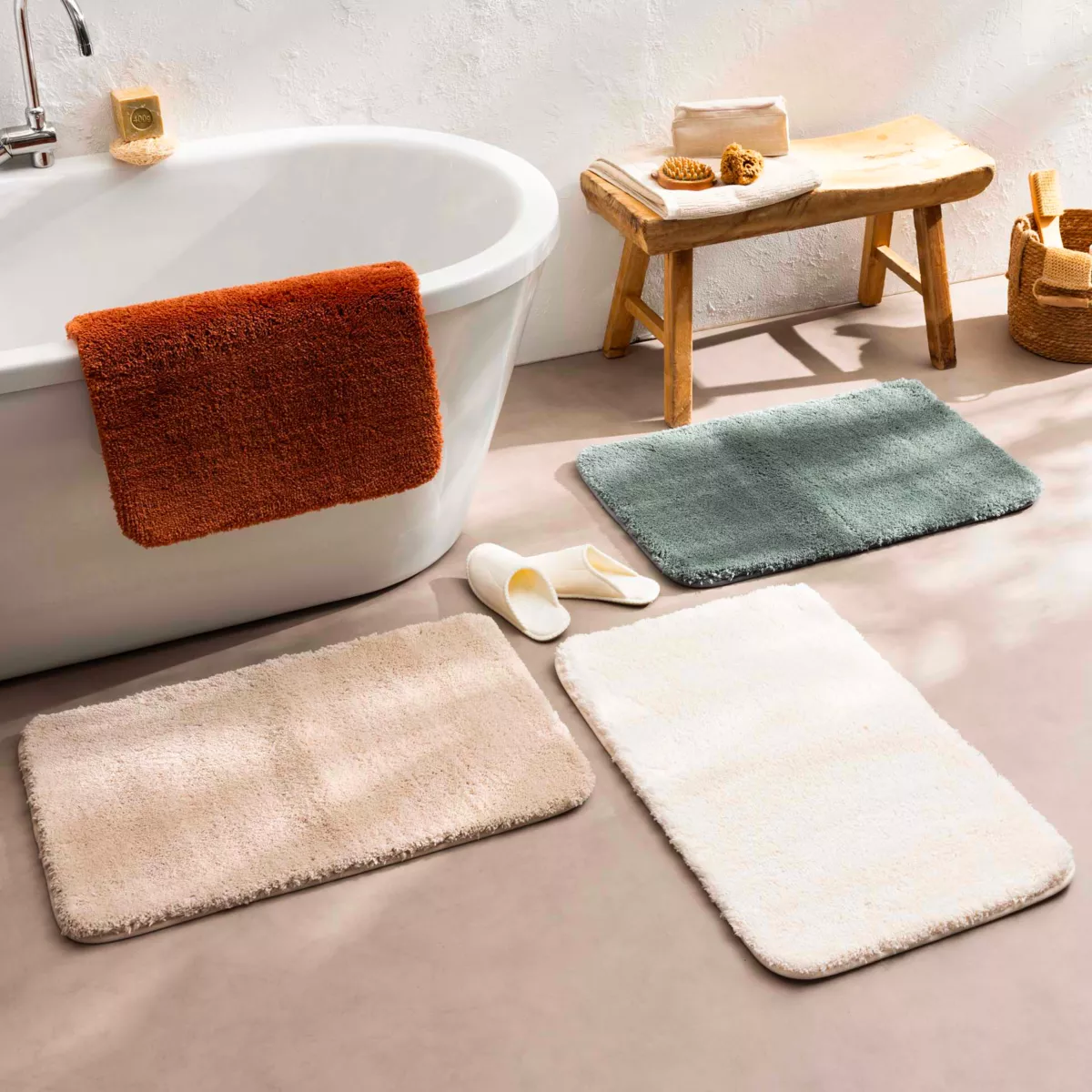 Tapis de Bain (50 x 80 cm) Mael Cdre, Polycoton Jacquard