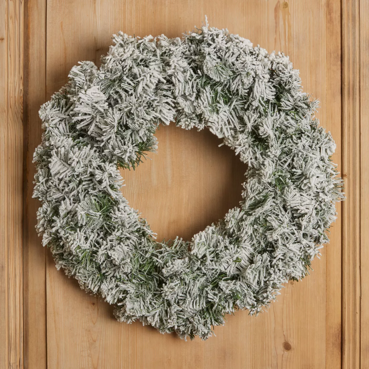 Corona de Navidad Royal verde nevado 60 cm