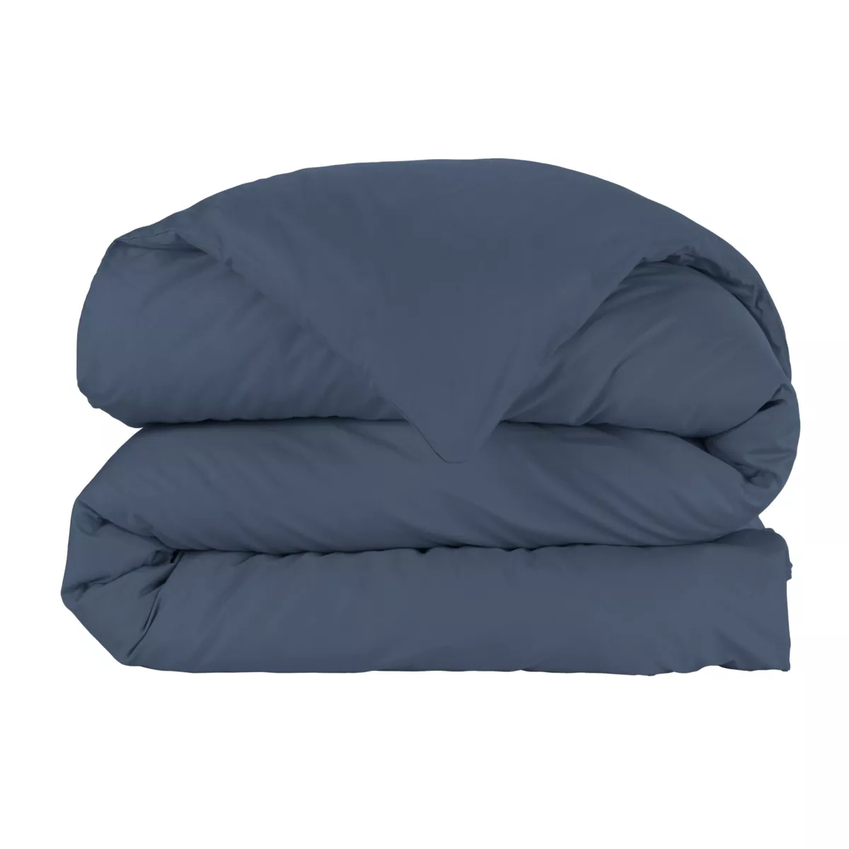 Housse de couette percale de coton (240 x 220 cm) Cali Bleu marine