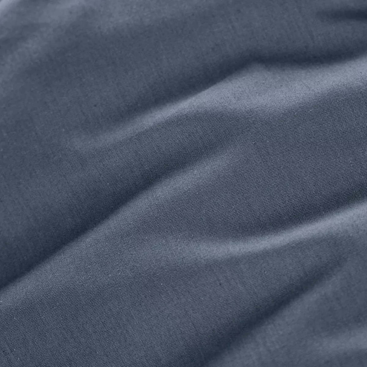 Drap plat percale de coton (240 x 300 cm) Cali Bleu marine