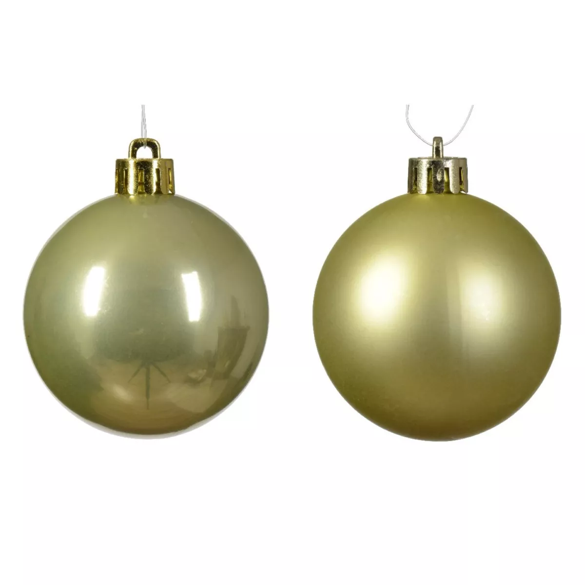 Confezione di 16 palline di Natale (D40 mm) Alpine Pistacchio 2
