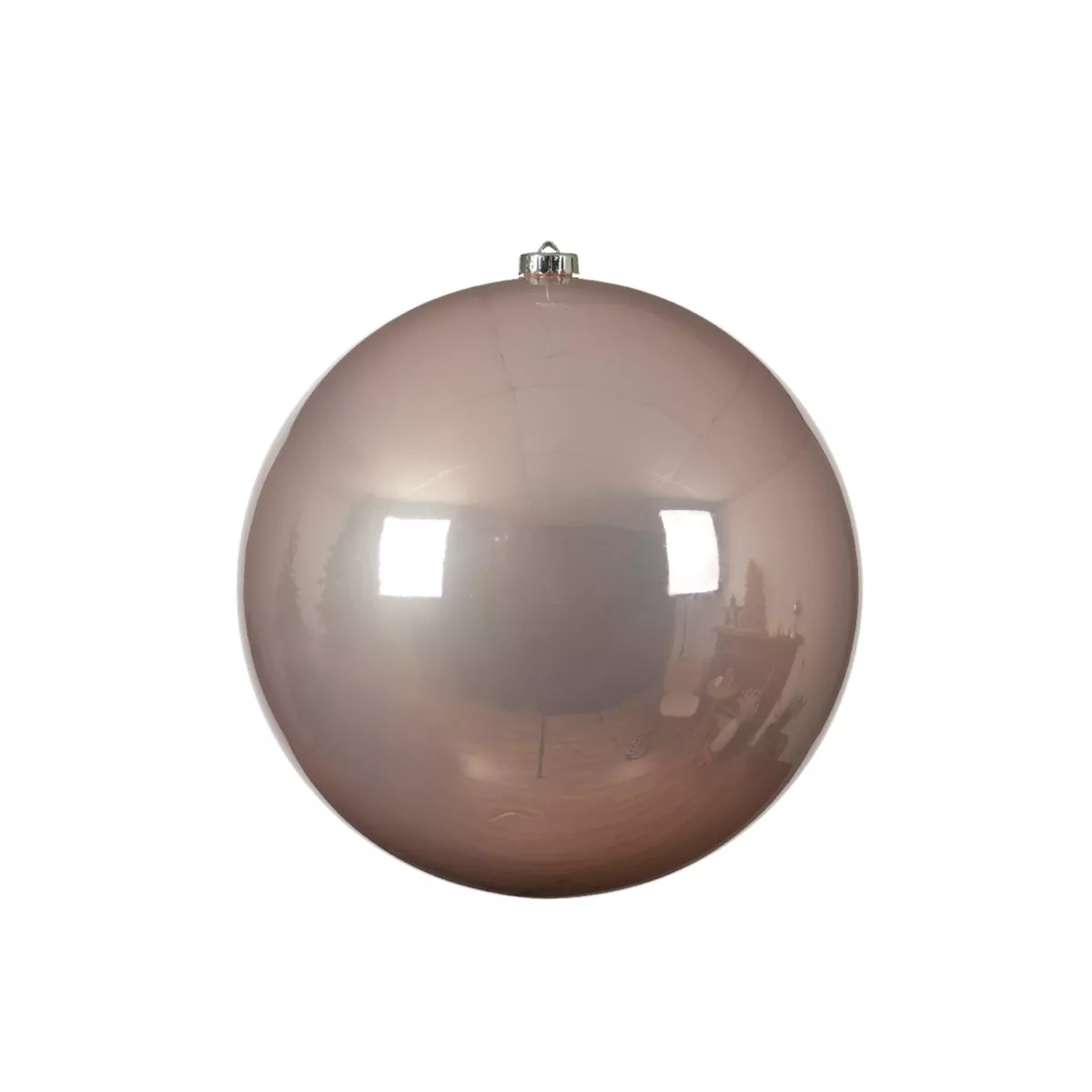 Boule de Noël (D200 mm) Alpine Rose poudré 1