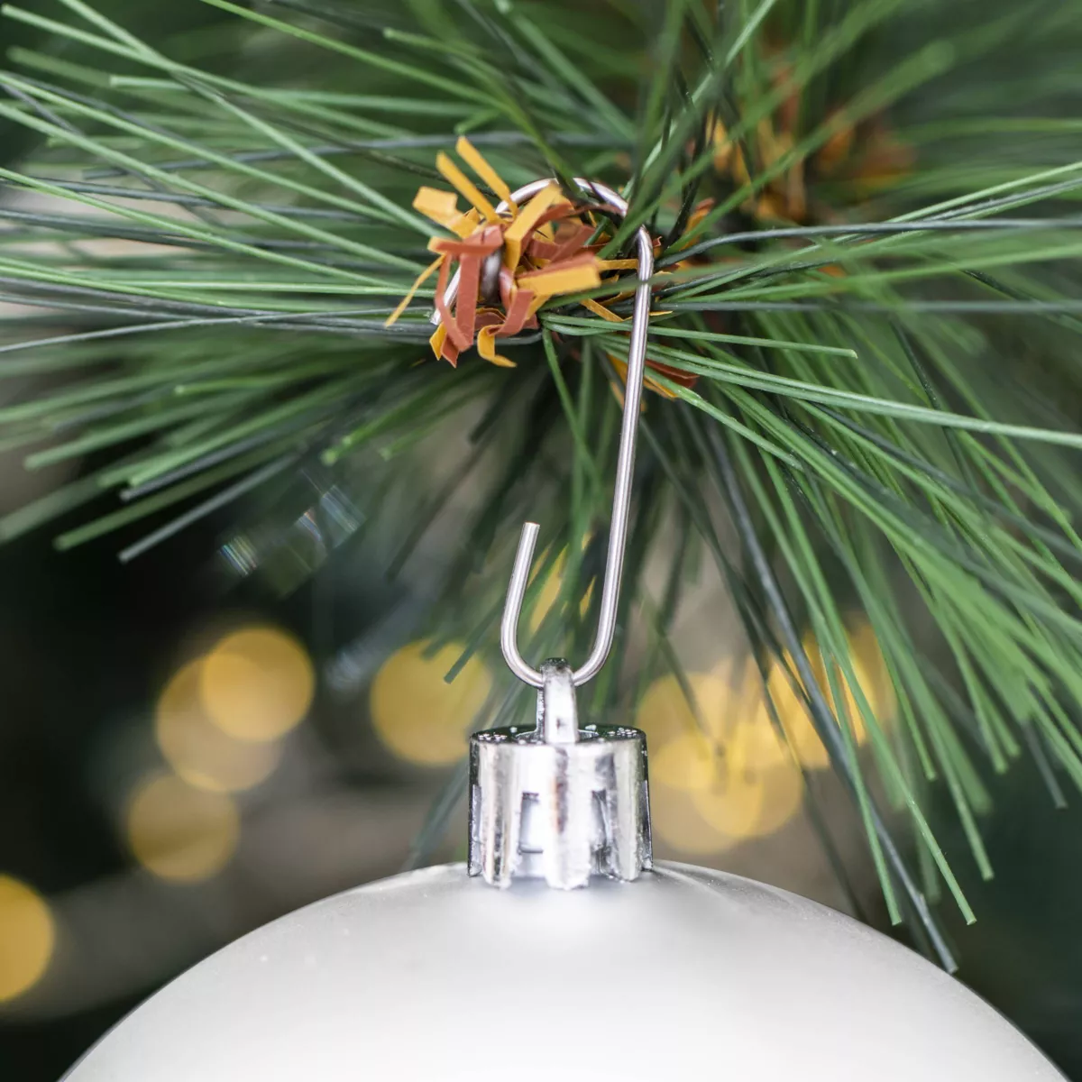 Lote de 30 bolas de Navidad  surtido New Alpine Blanco 3