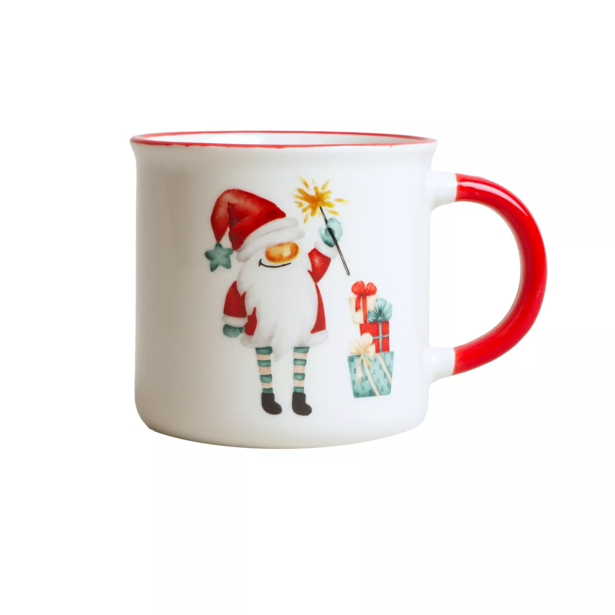 Set von 2 Weihnachtsbechern Weihnachtsfreude Mehrfarbig