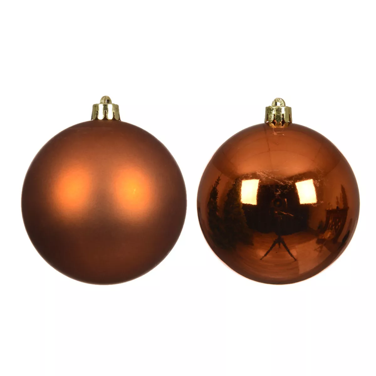 Set di 4 palline di Natale (D100 mm) Alpine Zucca