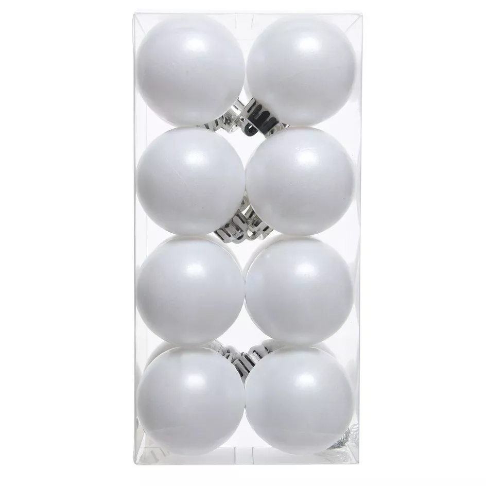 Set di 16 palline di Natale (D40 mm) Aravis Bianco