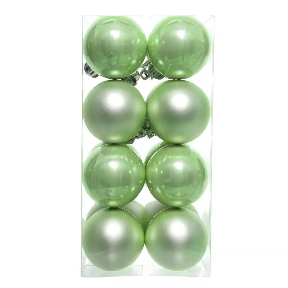 Set di 16 palline di Natale (D40 mm) Aravis Verde tè matcha