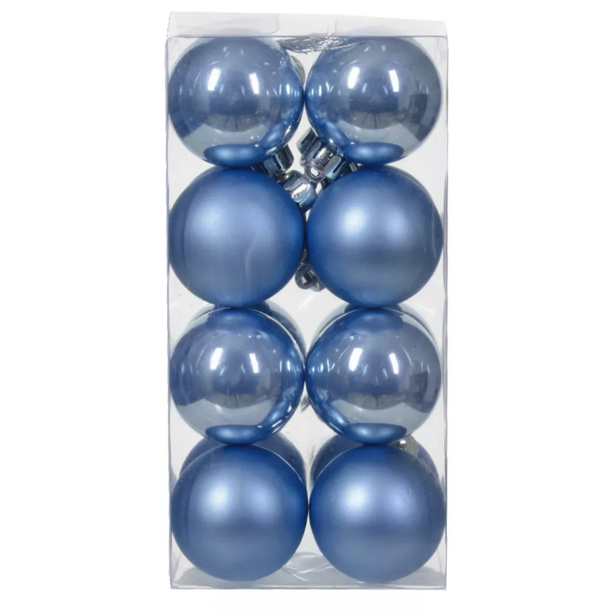 Lot de 16 boules de Noël (D40 mm) Aravis Bleu ciel
