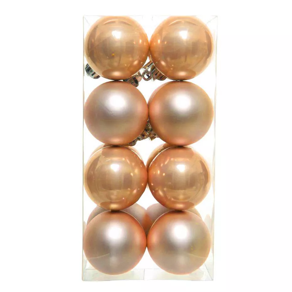 Lot de 16 boules de Noël (D40 mm) Aravis Pêche