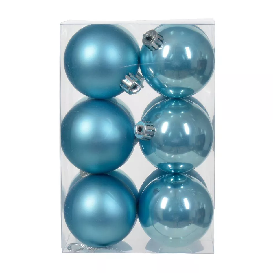 Set di 12 palline di Natale (D60 mm) Aravis Blu brillante