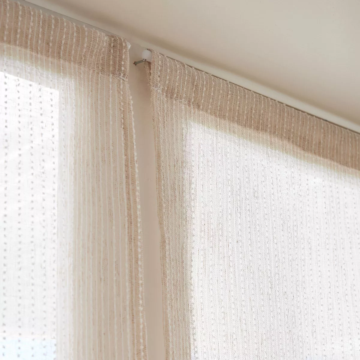 Coppia di tende a occhielli (60 x 120 cm) Arthur Beige